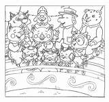 Coloring Richard Scarry Pages Busy Cartoons Kids Coloringtop sketch template