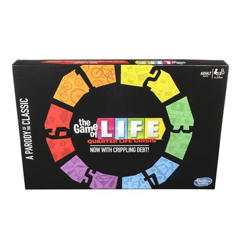 Game Of Life Quarter Life Crisis Parody Edition Hasbro