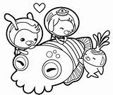 Octonauts Coloring Pages Drawing Printable Print Kids Coloriage Color Octonaut Vegimals Colouring Bestcoloringpagesforkids Sketch Clipart Coloriages Gups Animals Templates Underwater sketch template