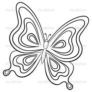 butterfly outline wings yahoo image search results bumazhnye babochki