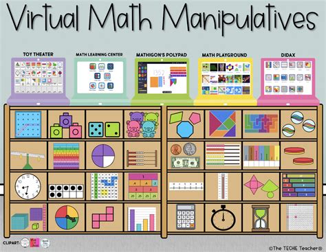 collection  virtual math manipulatives  techie teacher
