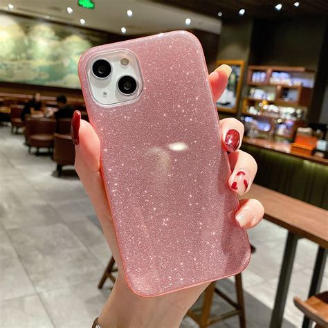 tpu glitter  inclusive shockproof protective phone case  iphone  pro pink alexnldcom