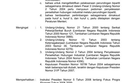 contoh risalah perundingan bipartit perselisihan hubungan industrial otosection