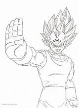 Vegeta Coloring Majin Pages Lineart Printable Kids Adults sketch template