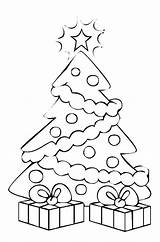 Weihnachtsbaum Geschenken Ausmalbild Tannenbaum Malvorlage Ausmalen Christbaum Malen Kerstboom Weihnachtsbaeume sketch template