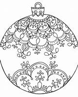 Mandala Ornaments sketch template