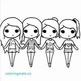 Coloring Pages Friend Print Getcolorings sketch template