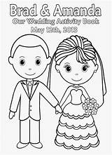 Coloring Wedding Pages Kids Printable Comments sketch template