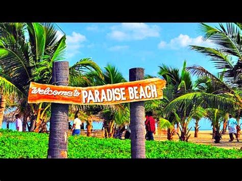 paradise beach pondicherry india youtube
