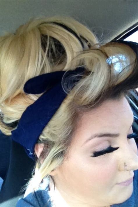 Black And Blond Hair Huge Bun With Extensions By Bellami Hair