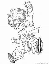 Trunks Dbz Goten Goku Tudodesenhos Coloringhome sketch template