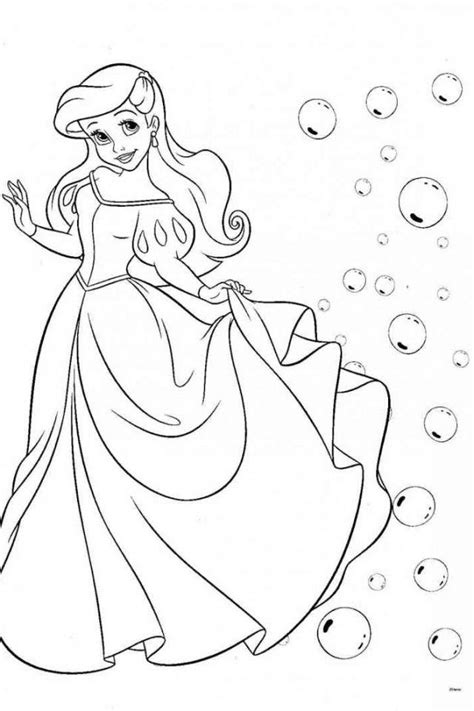 ariel  eric coloring pages coloring home