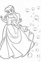 Coloring Ariel Pages Mermaid Little Printable Eric Template Arial Iu Library Clipart Popular Human Filminspector sketch template