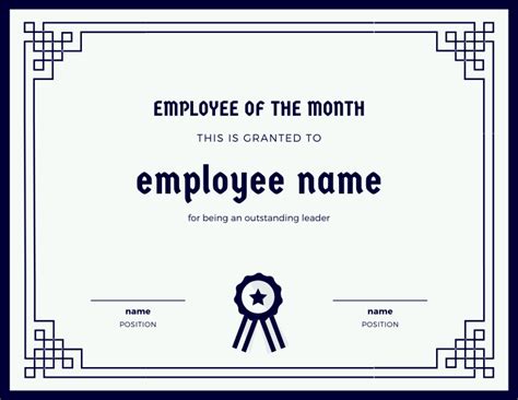 employee recognition employee   month editable employee   month poster employee