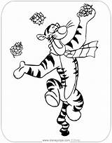 Tigger Disneyclips Juggling Pinecones sketch template