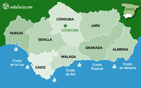 maps  cordoba  city  cordoba tourist main sights andalucia southern spain