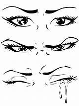 Eyes Angry Eye Draw Drawing Anime Crying Sad Sketch Ojos Drawings Dibujar Realistic Tears Sketches Yeux Como Tumblr Dessin Expressions sketch template