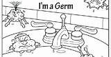 Coloring Pages Bacteria Handwashing Germs Getcolorings Getdrawings Washing Hand Colorings Preschoolers Pa sketch template