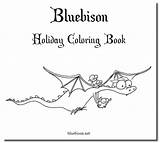Coloring Bluebison Holiday Book Pack2 Books Pages sketch template