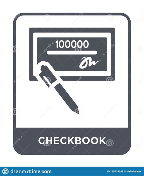 checkbook icon  trendy design style checkbook icon isolated  white