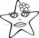 Star Coloring Girl Wecoloringpage Pages sketch template