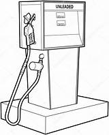 Pump Gas Petrol Drawing Stock Coloring Line Template Premium Sketch Getdrawings Vector Royalty Freeimages Depositphotos sketch template