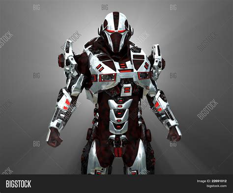 futuristic battle robot image photo bigstock