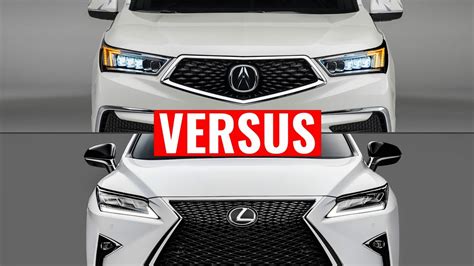 2015 Lexus Nx Vs Acura Mdx Visual Comparison Youtube