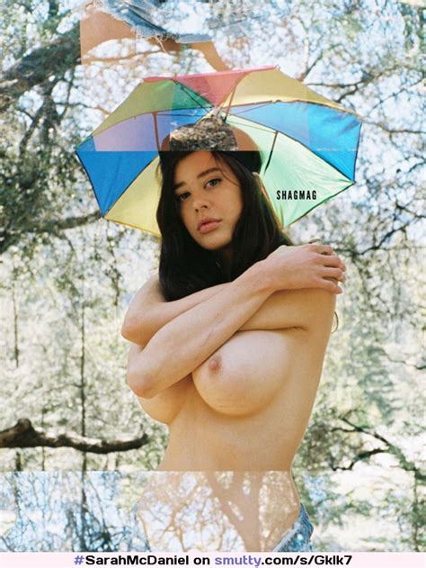 Sarahmcdaniel Click2enlarge Fakeboobs Outdoors Umbrella
