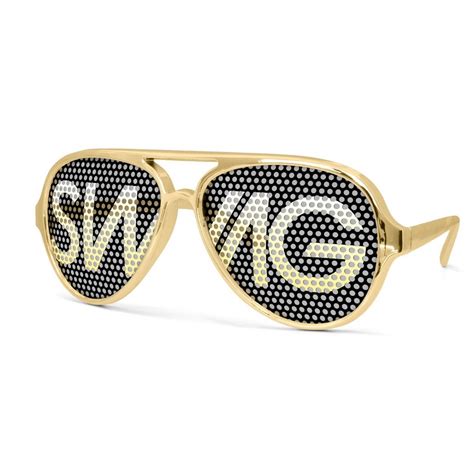 Swag Gold Aviator Sunglasses Eyewear Spectacle Shades Aviator All
