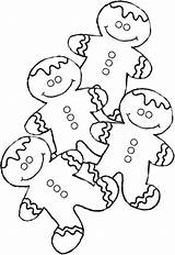 Gingerbread Coloring Pages Man Christmas Printable Color Family Boy Cookie Ginger Men Kids Girl Three Story Bears Cookies Colouring Drawing sketch template