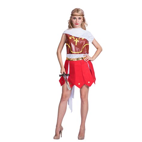 Halloween Historical Adult Women Ancient Roman Warrior Girl Sexy Fancy