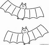 Bats Pipistrelli  sketch template