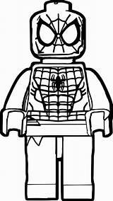 Homem Aranha Ninjago Legos Groot Wecoloringpage Malvorlagen Colorier Araña Superhero Héros sketch template