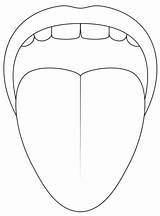 Tongue Getdrawings sketch template