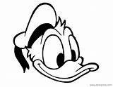 Donald Duck Coloring Pages Disneyclips Face sketch template