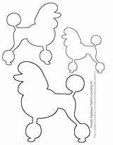 Poodle Sock 50s Sewing Pudel Birthday Theribbonretreat sketch template