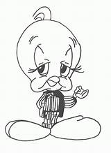 Tweety Christmas Coloring Pages Merry sketch template
