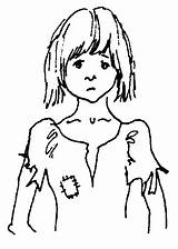 Poor Clipart Poverty Girl Drawing Kid Kids Clip Cliparts Woman Family Little Beggar Person Child Hungry Library Kahani Impoverished Clipground sketch template