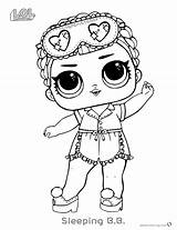 Lol Coloring Surprise Dolls Pages Doll Printable Sleeping Colouring Print Girls Cute Boyama Bettercoloring Color Bebek Baby Sheets Colorings Getcolorings sketch template