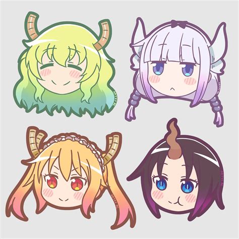 [fanart][oc] Chibi Chorogons Miss Kobayashi S Dragon Maid