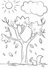 Automne Facile Paysage Enfants Colorier Arbre Forêt Nuage 1001 Coloriages Feuille Soleil Archzine écureuil Tombent Citrouille Feuilles Dautomne Adultes Abetterhowellnj sketch template