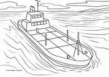 Schiffe Malvorlage öltanker Containerschiff Boote Ausmalen Versenken Feuerwehrboot Vorlage Spielen Katamaran Dampfschiff Schnellboot sketch template