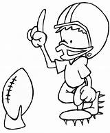 Football Coloring Printable Pages Kids Gif sketch template