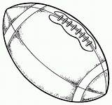 Football Coloring Pages Nfl Rugby Printable Drawing Ball Color Patriots American Helmet Print Eagles Kids Player Alabama Easy Sports Colouring sketch template