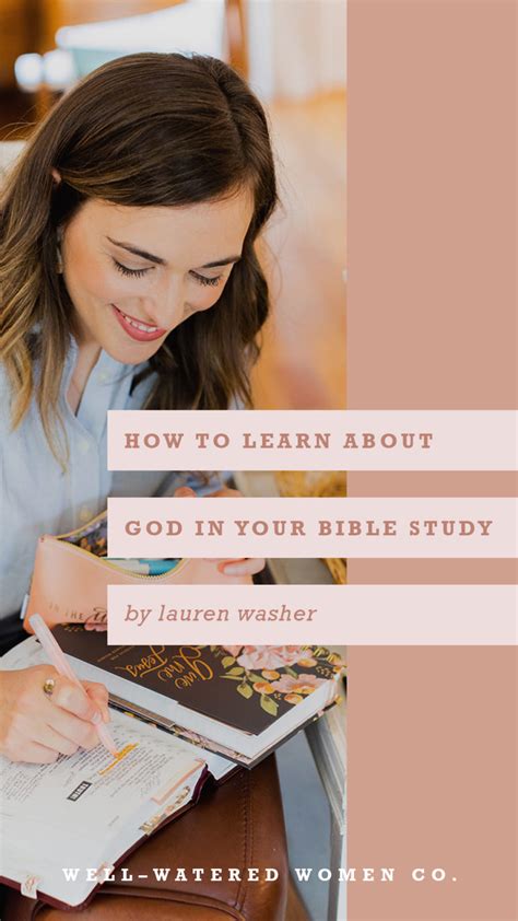 learn  god   bible study  watered women