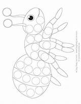 Dot Bug Printables Do Bugs Printable Easy sketch template