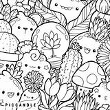 Coloring Pages Doodle Cute Colouring Book Print Moj Designs Piccandle Printable Color Sheets Inktober Choose Board sketch template