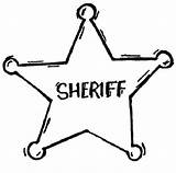 Badge Police Coloring Draw Sheriff Policeman Pages Kids Sheet Cliparts Clipart Clip Clipartmag sketch template