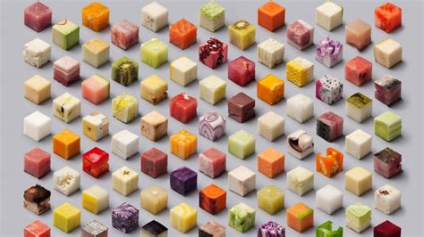 ¿podés identificar estos 12 alimentos en forma de cubo taringa